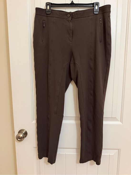 Chico's Pants - Chico's Brown Stretch Button Up Pants Sz 2.5